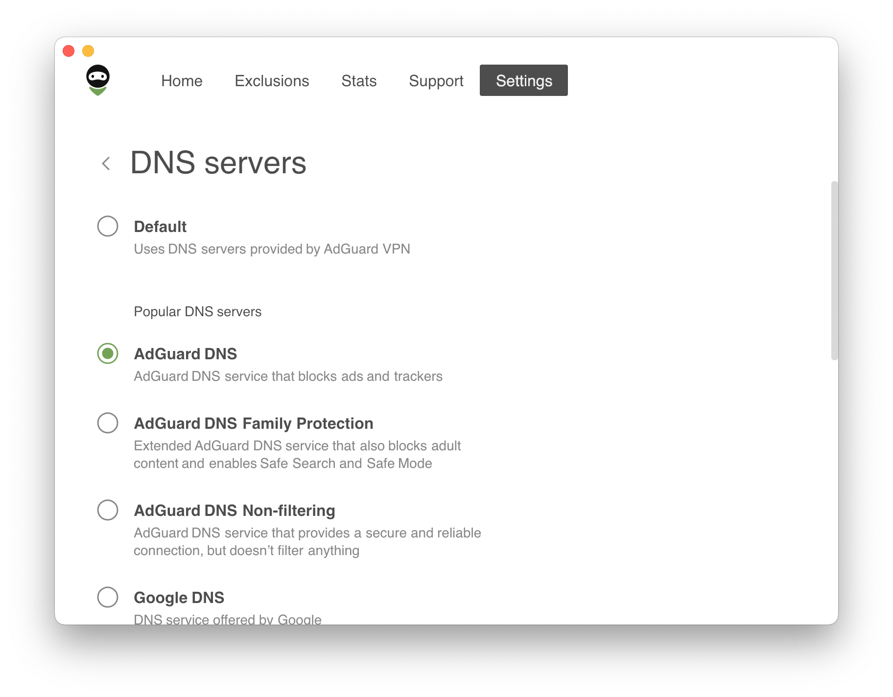 DNS servers